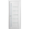 Sartodoors French Interior Door, 24" x 84", White QUADRO4088ID-WS-2484